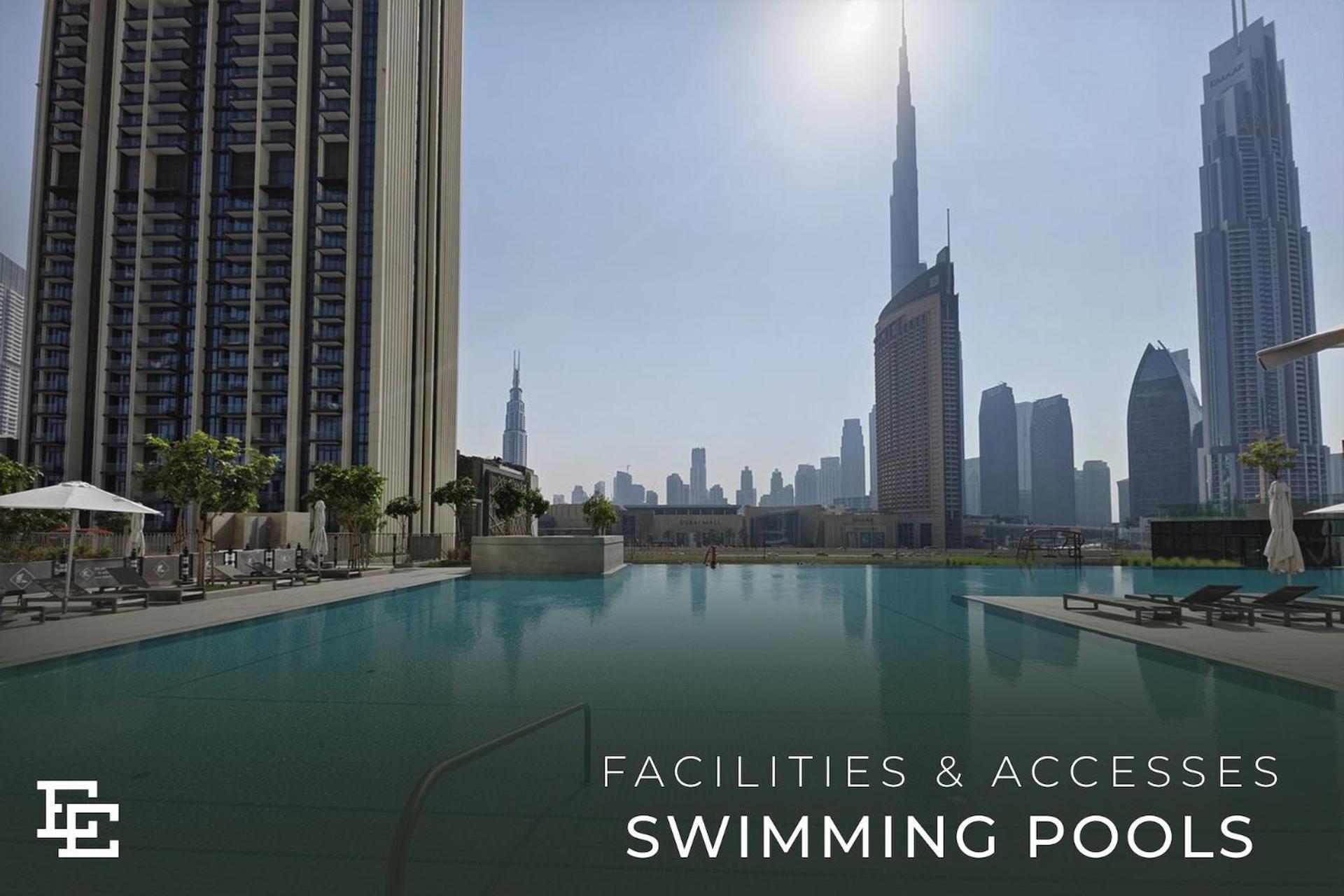 Elite Escape - 2 Bhk Getaway With Burj Khalifa View And Mall Access - 1507 Апартаменти