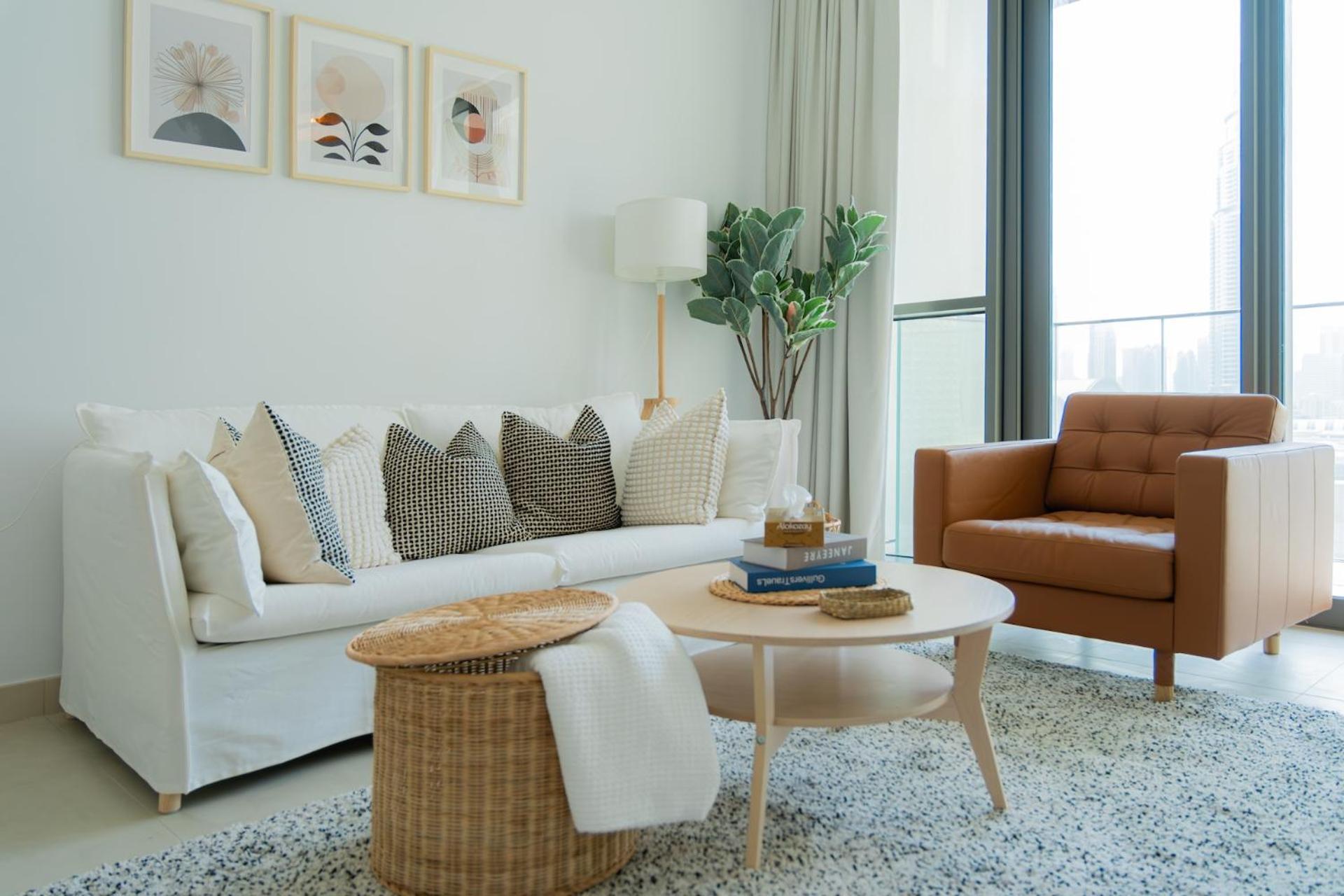 Апартаменти Elite Escape - 2 Bhk Getaway With Burj Khalifa View And Mall Access - 1507 Дубай